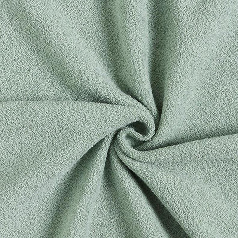 Bavlna Teplákovina Terry Fleece – rákosove zelená,  image number 1