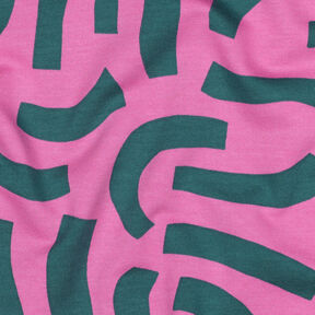Francouzské froté Playful | Nerida Hansen – pink/petrolejová, 