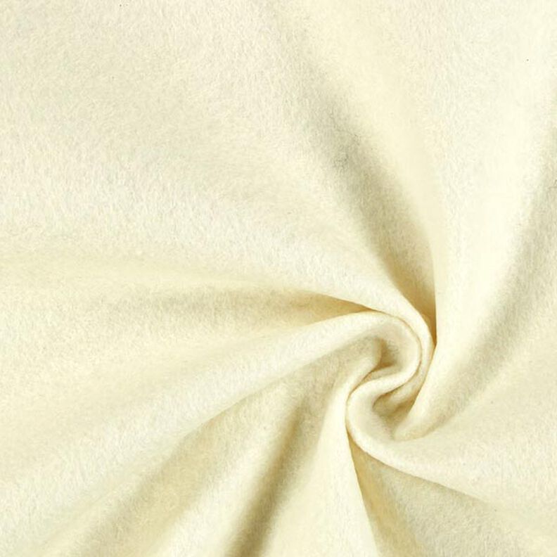 Plsť 90 cm / tloušťka 1 mm – vlněná bílá,  image number 1