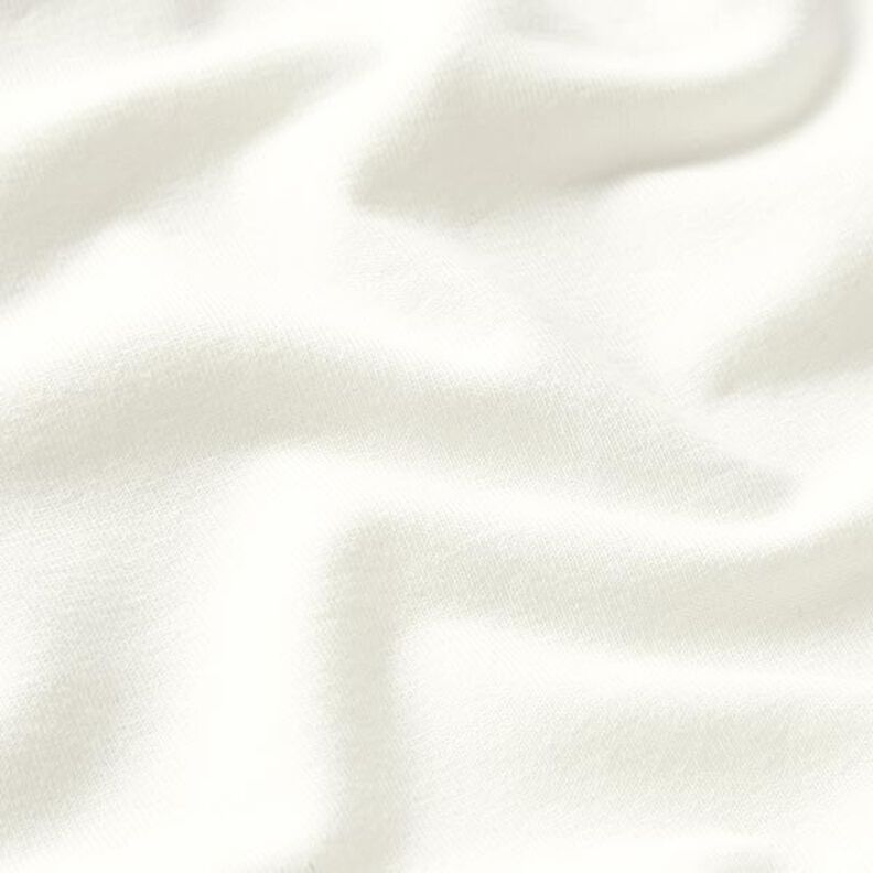 GOTS Bavlněný žerzej | Tula – vlněná bílá,  image number 2