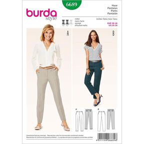 Kalhoty, Burda 6689, 
