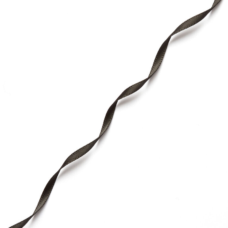 Saténová stuha [3 mm] – černá,  image number 2