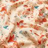 Viskózová látka LENZING™ ECOVERO™ Ptáci a víly | Katia Fabrics – kremová/ohnivě červená,  thumbnail number 2