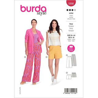 Kalhoty | Burda 5898 | 34-44, 