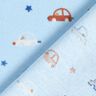 Bavlněný flanel auta – světle modra,  thumbnail number 5