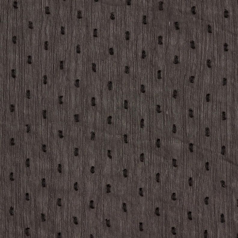 Šifonové dobby s kovovými proužky – černá/stříbrná metalická,  image number 1