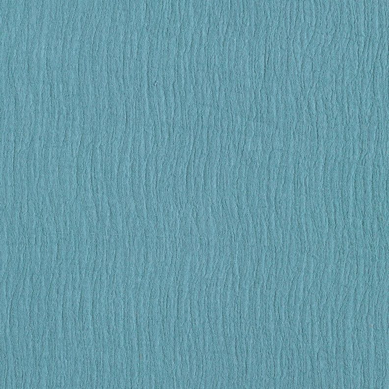 Směs lnu a bavlny Žakár Vlnkový vzor – holubí modrá,  image number 5