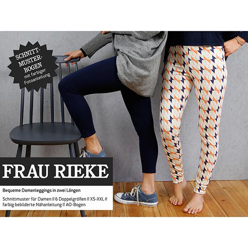 FRAU RIEKE – pohodlné dámské legíny, Studio Schnittreif  | XS -  XXL,  image number 1