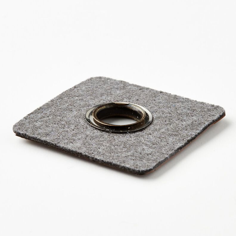 Nášivka na knoflíkovou dírku [30 x 30 mm] – bronzová/mědená,  image number 3