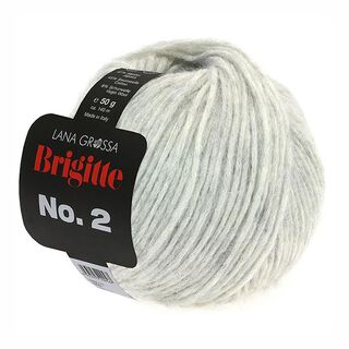 BRIGITTE No.2, 50g | Lana Grossa – stříbrně šedá, 