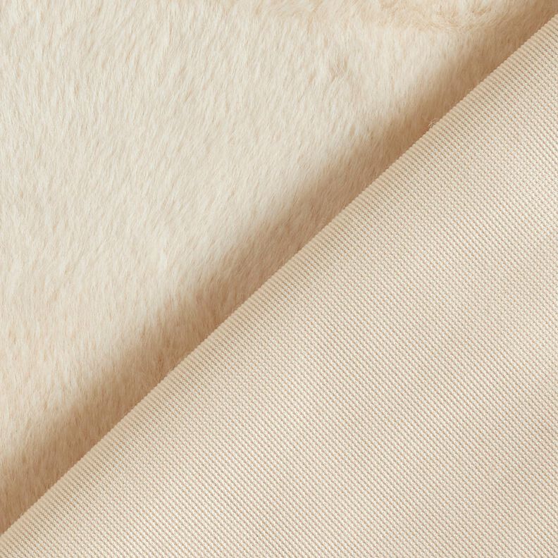 kvalitní jednobarevné umělé kožich – cashew (béžová),  image number 3