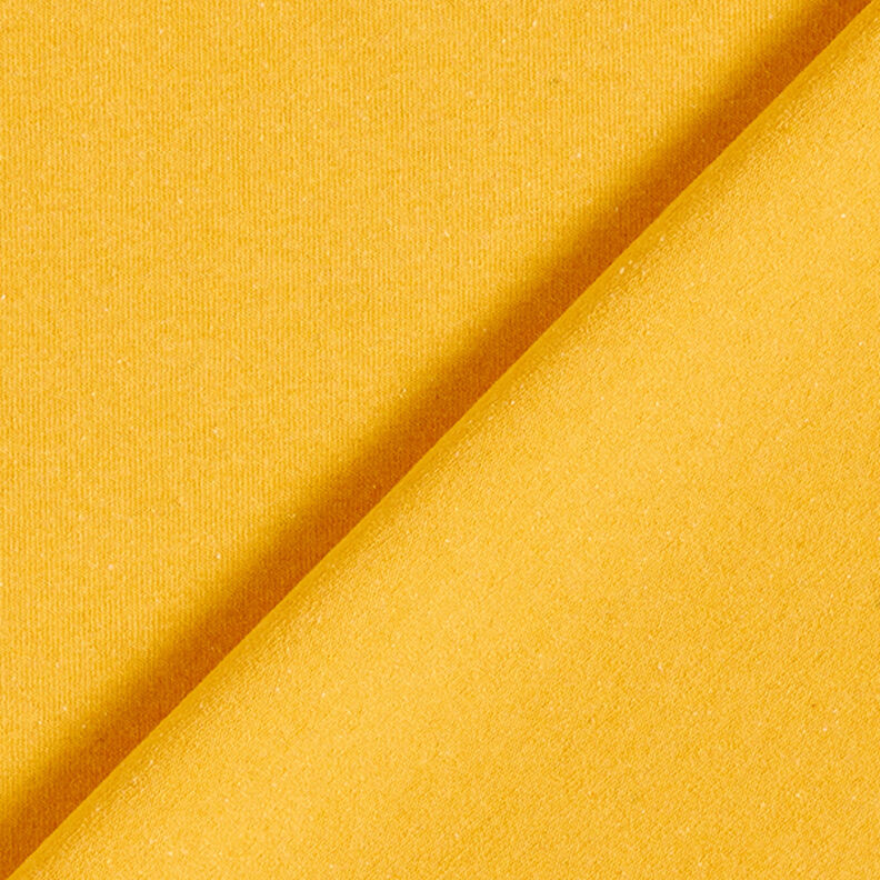 Recyklovaný žerzej ze směsi s bavlnou – kari žlutá,  image number 3
