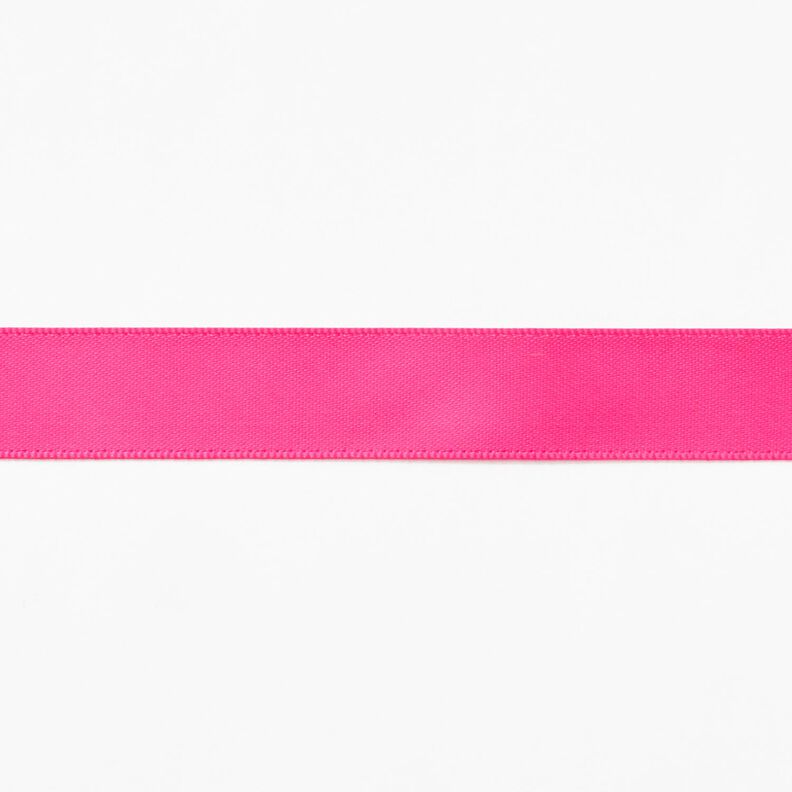 Saténová stuha [15 mm] – výrazná jasně růžová,  image number 1