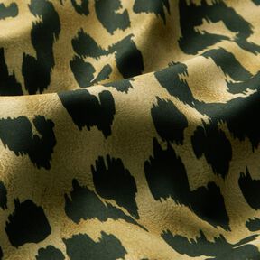 Softshell Leopardí potisk – písková/černá, 