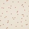 Žebrovaný žerzej Rozptýlená srdce | Poppy Fabrics – světle béžová/hnědá,  thumbnail number 1