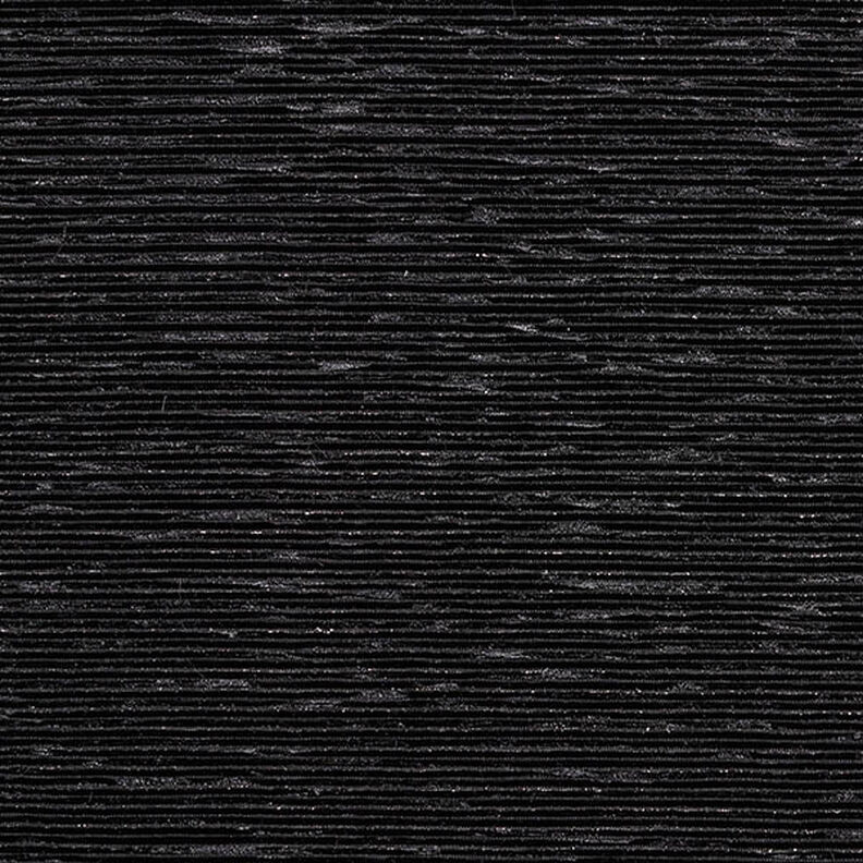 Plisovaný samet Lurex Uni – černá,  image number 1