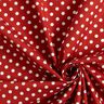 Bavlněný popelín Polka Dots – terracotta/bílá,  thumbnail number 3