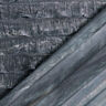 Nařasený žerzej batikovaný vodorovné pruhy – světle šedá,  thumbnail number 4