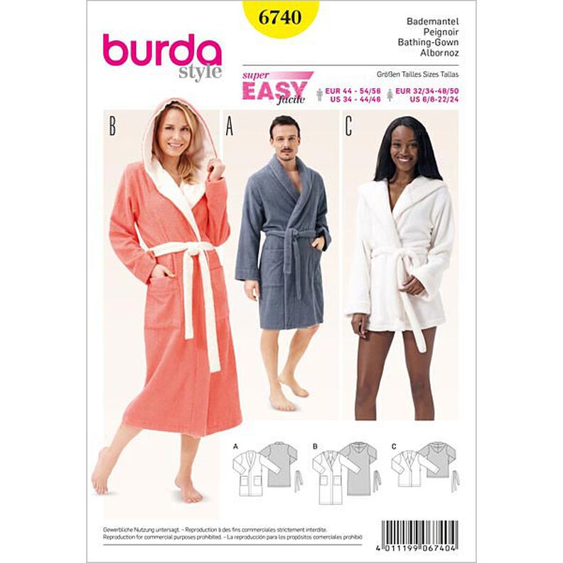 Župan, Burda 6740,  image number 1
