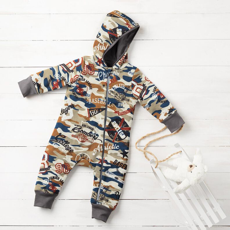 Alpenfleece Baseball – středně hnědá,  image number 6