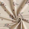 GOTS Bavlněný žerzej rozptýlené květiny | Poppy Fabrics – mandlová,  thumbnail number 3