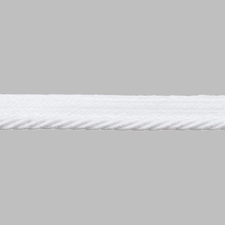 Šňůrková paspulka [9 mm] - bílá,  image number 1