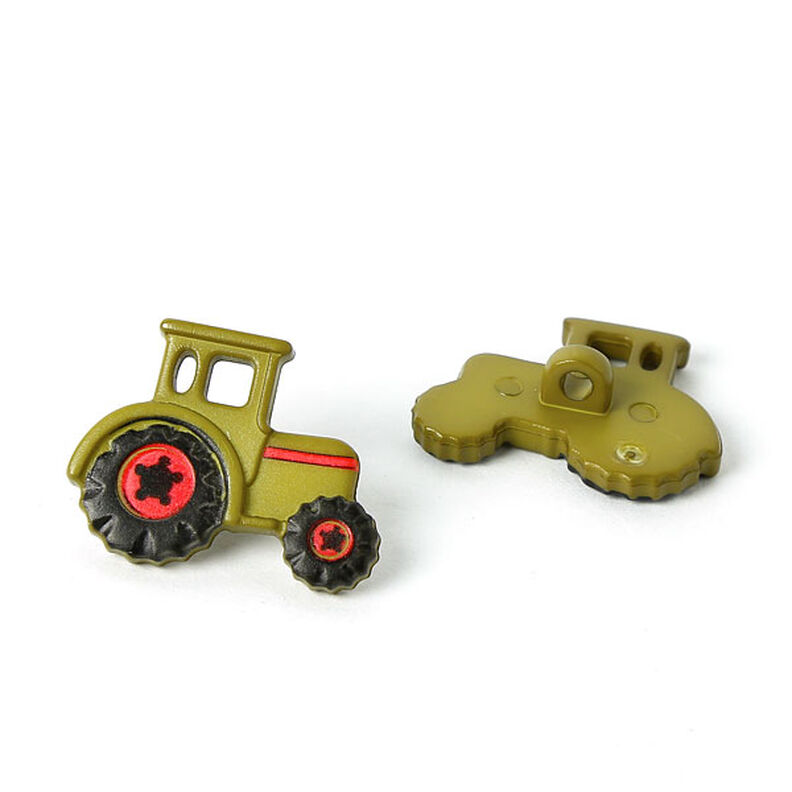 Umělohmotný knoflík, Traktor 34,  image number 2
