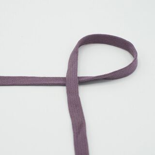 Plochá šňůra Mikina s kapucí Bavlna [15 mm] – barva lilku, 