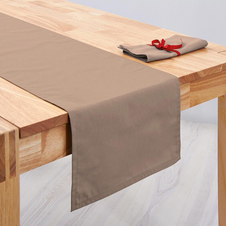 Lněná látka Ramie mix medium – taupe (šedohnědá),  image number 9