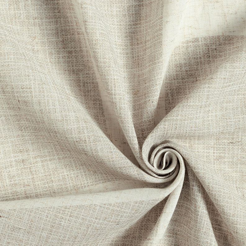 Látka na záclony Směs lnu Formuláře – taupe (šedohnědá)/přírodni, image number 3