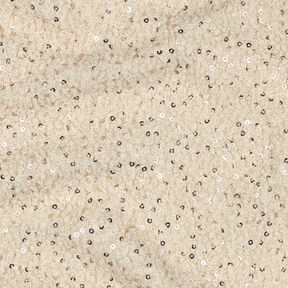 Pletené buklé Pajetky Jednobarevné provedení | Poppy Fabrics – cashew (béžová), 