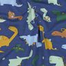 Letní teplákovina Dinosauři | Poppy Fabrics – indigová/světle modra,  thumbnail number 2