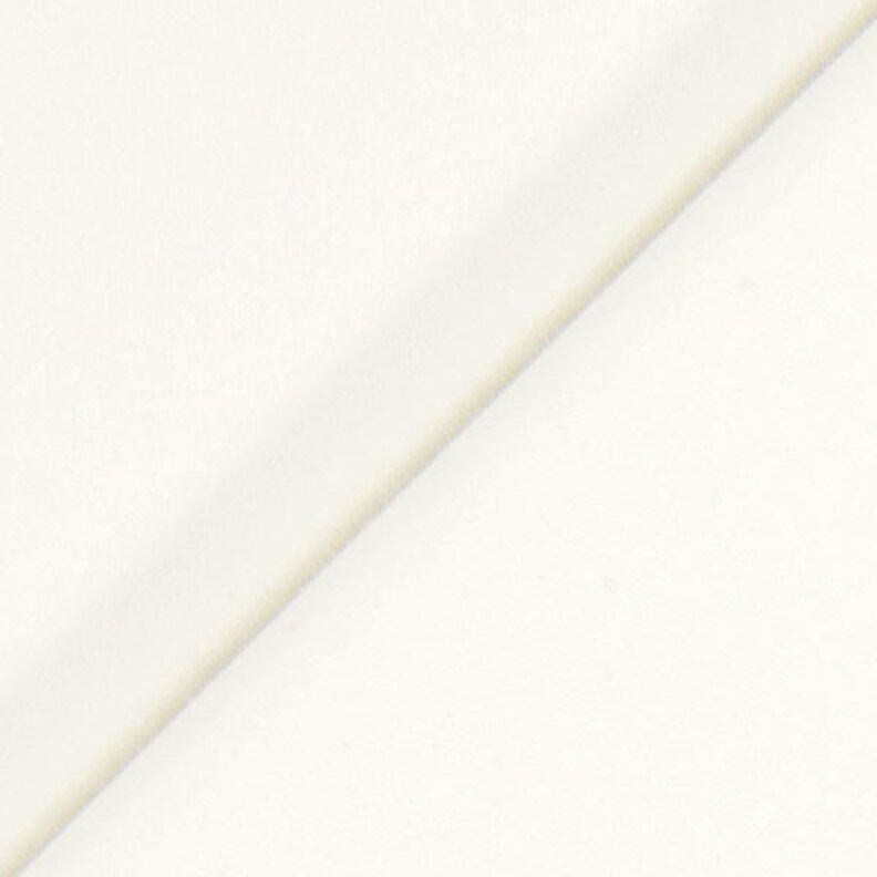 Strečový bavlněný satén – vlněná bílá,  image number 3