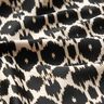 Látka na plavky abstraktní leopardí potisk – černá/cashew (béžová),  thumbnail number 2
