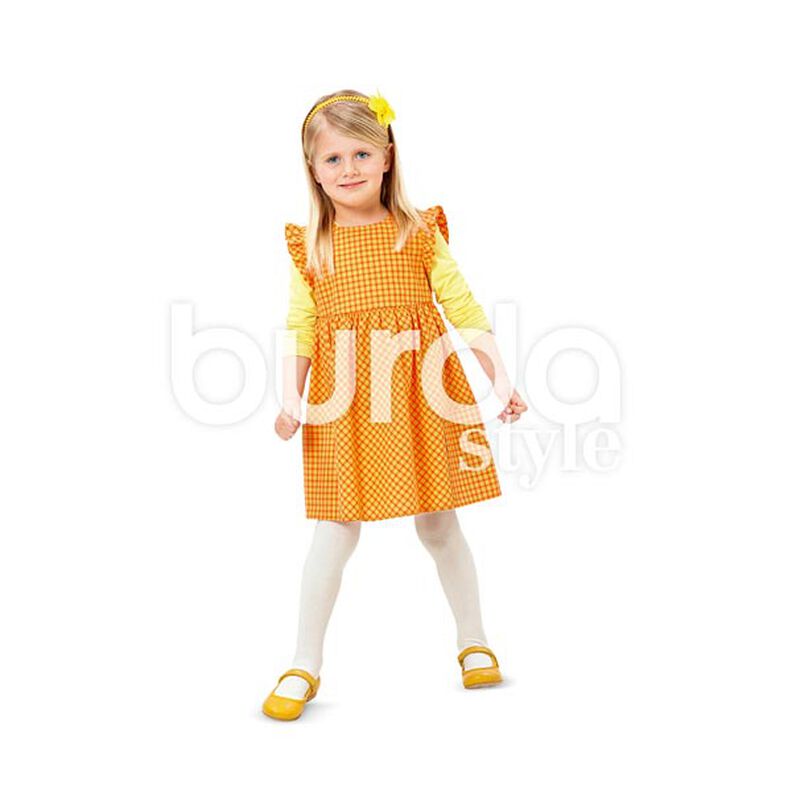 Dívčí šaty, Burda 9373,  image number 2