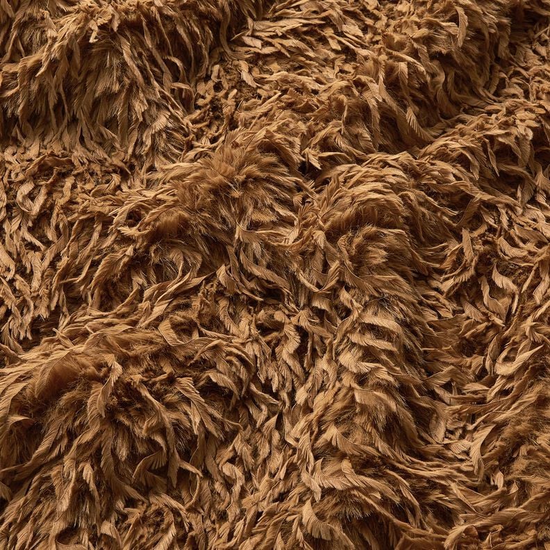 Umělá kožešina Jednobarevná péřová tkanina | Katia Fabrics – mocca,  image number 3