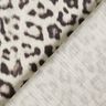 Směs vizkózy a lnu Digitální tisk potisk leoparda – mandlová/černá,  thumbnail number 4