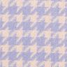 Hrubě tkaná kabátová látka typu houndstooth – béžová/šeříková,  thumbnail number 1