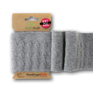 GOTS Náplety CUFF ME 3D [140 cm | 8 cm] | Albstoffe | Hamburger Liebe, 