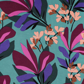 Rosella Stretch Spring Garden | Nerida Hansen – modrá aqua/bordó, 