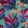 Viskózová látka stretch Spring Garden | Nerida Hansen – modrá aqua/bordó,  thumbnail number 1