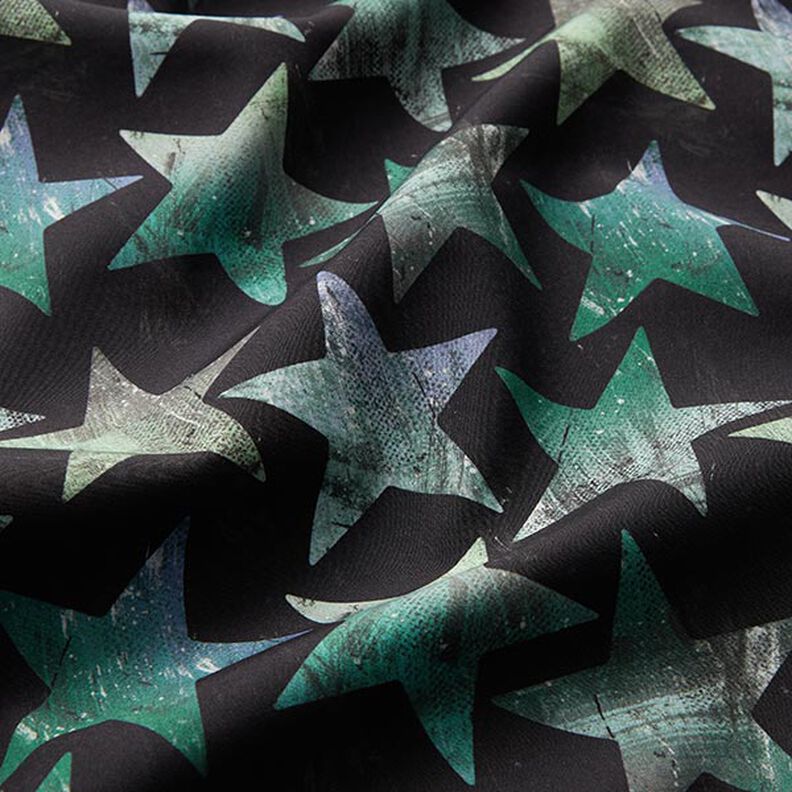 Softshell hvězdy – černá/zelená,  image number 2