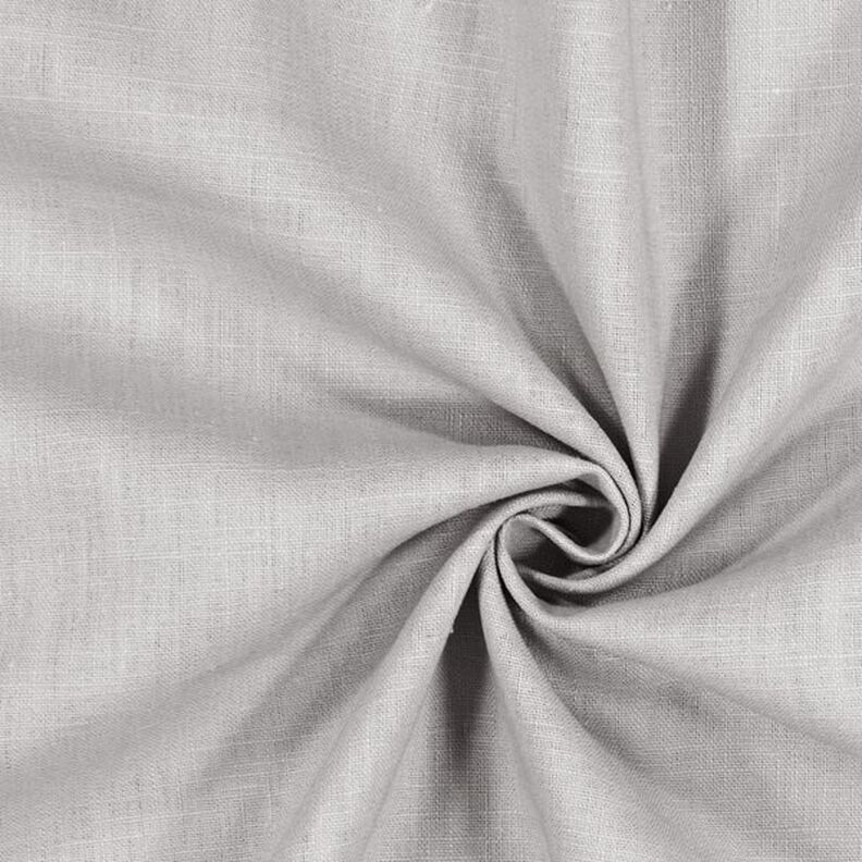 Lněná látka Ramie mix medium – stříbrná,  image number 1