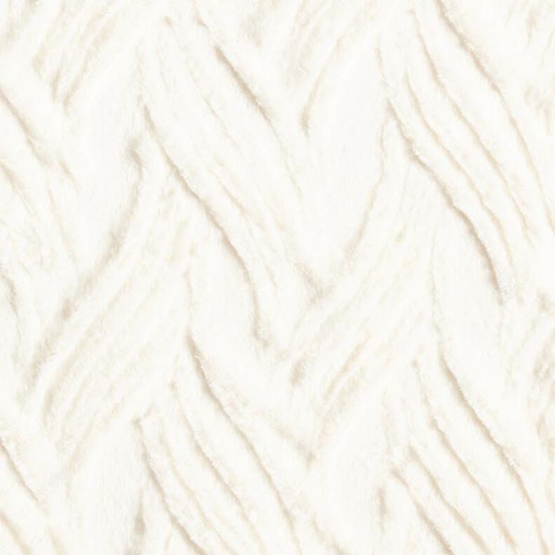 Umělá kožešina Vlnovky – vlněná bílá,  image number 1