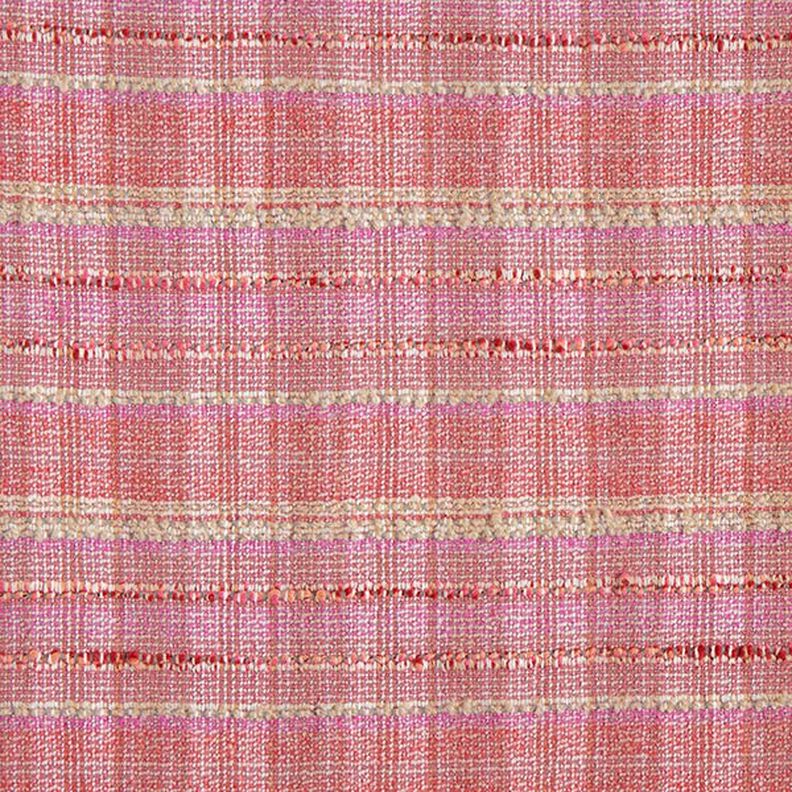 Kabátová tkanina bouclé vlněná směs – pink,  image number 1