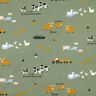 Bavlněný popelín Hospodářská zvířata | Poppy Fabrics – piniová,  thumbnail number 1
