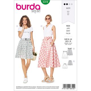 Sukně, Burda 6319 | 34 - 44, 