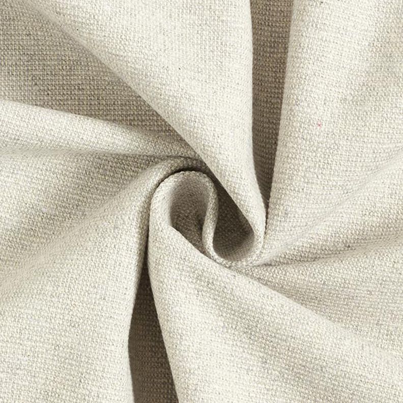 Dekorační látka polopanama s žebrovanou strukturou, recyklovaná bavlna – mlhově šedá | Zbytek 70cm,  image number 1