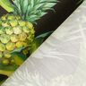 Látka pro venkovní použití Plátno Ananas – brcalova/černá,  thumbnail number 4