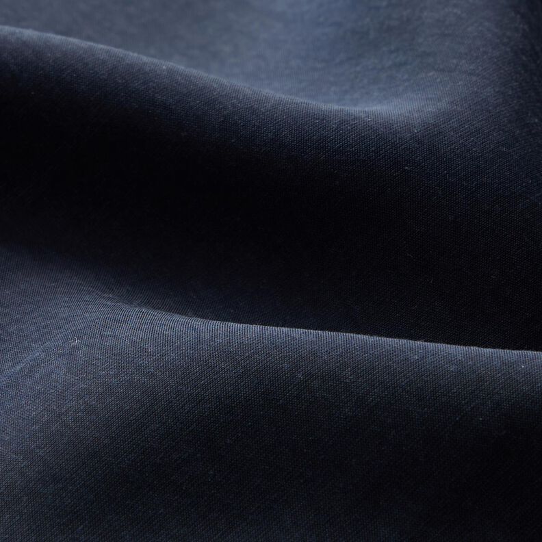 Tkanina na halenku lyocellová směs – noční modrá,  image number 2
